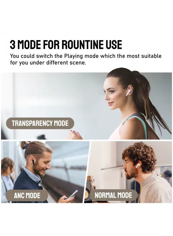 Monster Aura FIT XT02 True Wireless Bluetooth Earphones with ANC Noise Cancellation, 26 Hours Playtime, Ergonomic Design, Hands-Free Clear Calls - Premium Sound Quality - Image 2